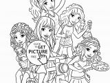 Lego Friends Coloring Pages to Print Lego Friends All Coloring Page for Kids Printable Free