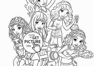 Lego Friends Coloring Pages to Print Lego Friends All Coloring Page for Kids Printable Free