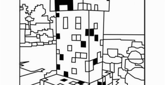 Lego Minecraft Coloring Pages Printable Minecraft Creeper Coloring Picture