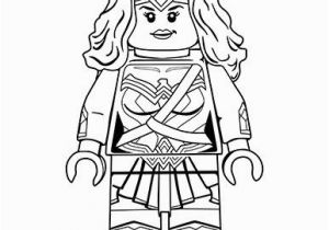 Lego Minifigure Coloring Page Super Heroes