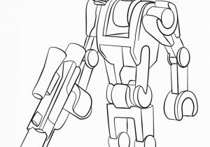 Lego Star Wars Coloring Pages to Print Lego Battle Droid Coloring Page From Lego Star Wars