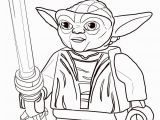 Lego Star Wars Coloring Pages to Print Lego Star Wars Master Yoda Coloring Page