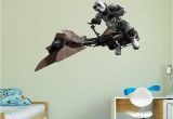 Lego Star Wars Wall Mural Fathead Star Wars Scout Trooper Speeder Bike Wall Decal 92