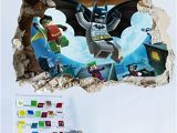 Lego Superhero Wall Mural Getek Cool Batman Art Vinyl Wall Stickers Wall Decals Mural