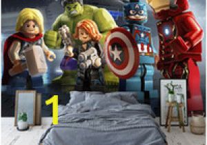 Lego Superhero Wall Mural Rabatt Jungen Tapeten Wandmalereien