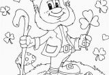 Leprechaun Face Coloring Page Leprechaun Face Coloring