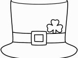 Leprechaun Face Coloring Page Leprechaun Hat Coloring Page St Patrick S Day