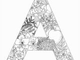 Letter A Coloring Pages for Adults 10 Best Coloring Pages for Adults Letter A Best Coloring