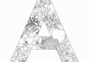 Letter A Coloring Pages for Adults Coloring Pages Letter A Coloring Home