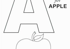 Letter A for Apple Coloring Pages Alphabet Coloring Pages Pdf Luxury the Letter A Coloring Page My A