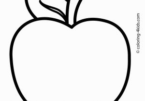 Letter A for Apple Coloring Pages Elegant Apple Coloring Pages for Preschoolers Katesgrove