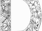 Letter D Coloring Pages for Adults Coloring Pages Letters Adult Coloring Home