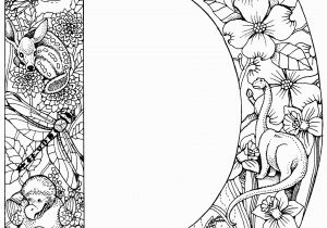 Letter D Coloring Pages for Adults Coloring Pages Letters Adult Coloring Home