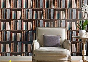 Library Book Wallpaper Mural Grandeco Luxury Biblioteque Library Books Pattern Bookshelf Embossed