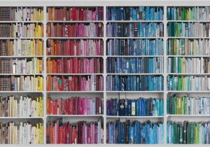 Library Book Wallpaper Mural Library Wallpaper Colourful Knowledge P W Photo Wallpaper