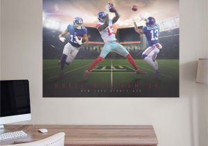 Life Size Wall Murals Odell Beckham Jr Montage Mural Giant Ficially Licensed Nfl