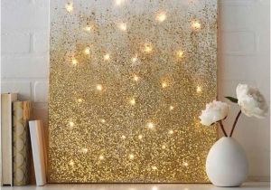 Light Up Wall Murals 40 Brilliantly Gold Diy Projects Easy Crafts Pinterest