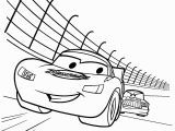 Lightning Mcqueen and Friends Coloring Pages Lightning Mcqueen and Chick Hicks Race Coloring Sheet Printable