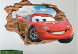 Lightning Mcqueen Wall Stickers Mural Disney Cars 3d Wall Decal Lightning Mcqueen Wall Sticker