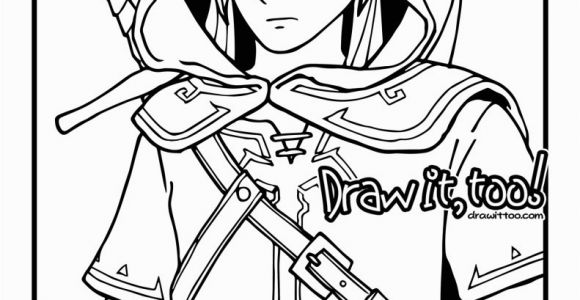 Link Coloring Pages Breath Of the Wild Link the Legend Of Zelda Breath Of the Wild Tutorial