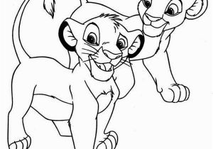 Lion King Coloring Pages Simba and Nala Awesome Simba and Nala Coloring Page Download & Print