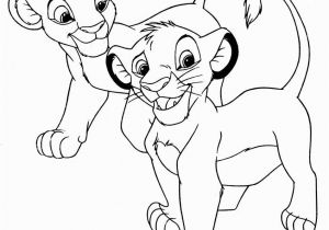 Lion King Coloring Pages Simba and Nala Simba and Nala2 the Lion King Coloring Page