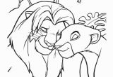 Lion King Coloring Pages Simba and Nala the Lion King Simba and Nala Meet Again Coloring Page