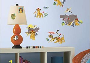 Lion King Wall Mural Sticker Amazon Roommates Lion Guard Peel and Stick Wall Decals