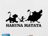 Lion King Wall Mural Sticker Hakuna Matata Wall Sticker Lion King Vinyl Decal Sticker