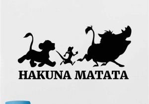 Lion King Wall Mural Sticker Hakuna Matata Wall Sticker Lion King Vinyl Decal Sticker