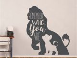 Lion King Wall Mural Sticker Simba Wall Decor Disney the Lion King Decor Remember who You