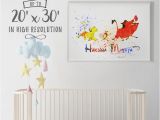 Lion King Wall Mural Sticker Timon and Pumbaa Hakuna Matata Art Lion King Nursery Lion