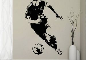 Lionel Messi Wall Mural Sports Footballer the Year Lionel Messi Shoot the soccer Wall Stickers Kids Boys Room Wall Decor Canada 2019 From Qwonly Shop Cad $11 36