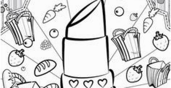 Lipstick Shopkins Coloring Page 107 Best Shopkins Images On Pinterest