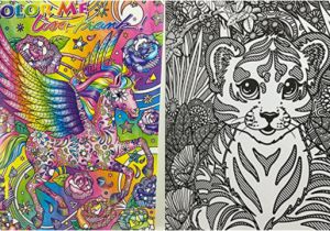 Lisa Frank Coloring Pages Already Colored Lisa Frank Adult Coloring Books