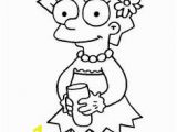 Lisa Simpson Coloring Pages 188 Best Simpson Images