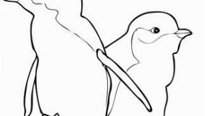 Little Blue Penguin Coloring Page Two Little Blue Penguins Coloring Page