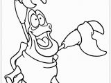 Little Mermaid Coloring Pages Disney Coloring Page Of Sebastian From the Little Mermaid