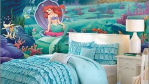 Little Mermaid Wall Mural Ariel Mermaid Waterfall forter Little Mermaid Ariel theme