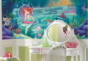 Little Mermaid Wall Mural Roommates Jl1224m the Little Mermaid Prepasted Chair Rail