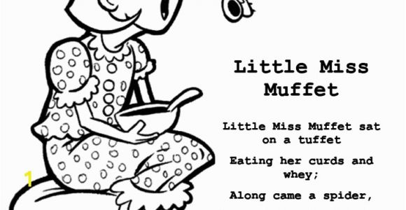 Little Miss Muffet Coloring Page Little Miss Coloring Page Coloring Little Miss Muffet Coloring Page