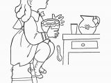 Little Miss Muffet Nursery Rhyme Coloring Page Little Miss Muffet Coloring Page Coloring Home