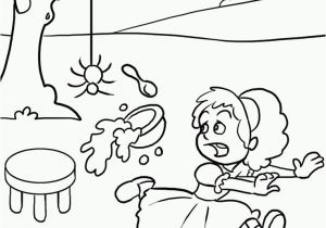 Little Miss Muffet Nursery Rhyme Coloring Page Little Miss Muffet Coloring Page Coloring Home
