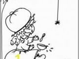 Little Miss Muffet Nursery Rhyme Coloring Page Little Miss Muffet