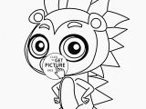 Littlest Pet Shop Coloring Pages Online Free Littlest Pet Shop Rassell Ferguson Coloring Page for Kids