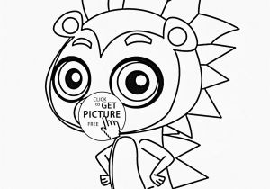 Littlest Pet Shop Coloring Pages Online Free Littlest Pet Shop Rassell Ferguson Coloring Page for Kids