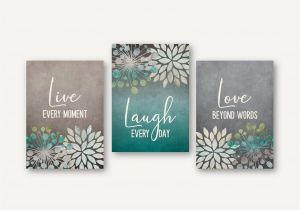 Live Laugh Love Wall Murals Live Laugh Love Wall Art Cottage Beach Farmhouse Floral