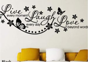 Live Laugh Love Wall Murals Vinyl Live Laugh Love Wall Art Sticker Lounge Room Quote Decal Mural Stencil Diy Decor Living Room Bedroom Fice Hg Ws 1535