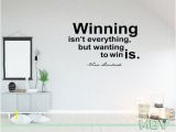 Locker Room Wall Murals Vince Lombardi Wall Quote Winning isn T Everything Decal Wall