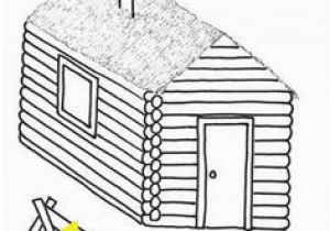 Log Cabin Coloring Page 212 Best Happy Log Cabin Day Images